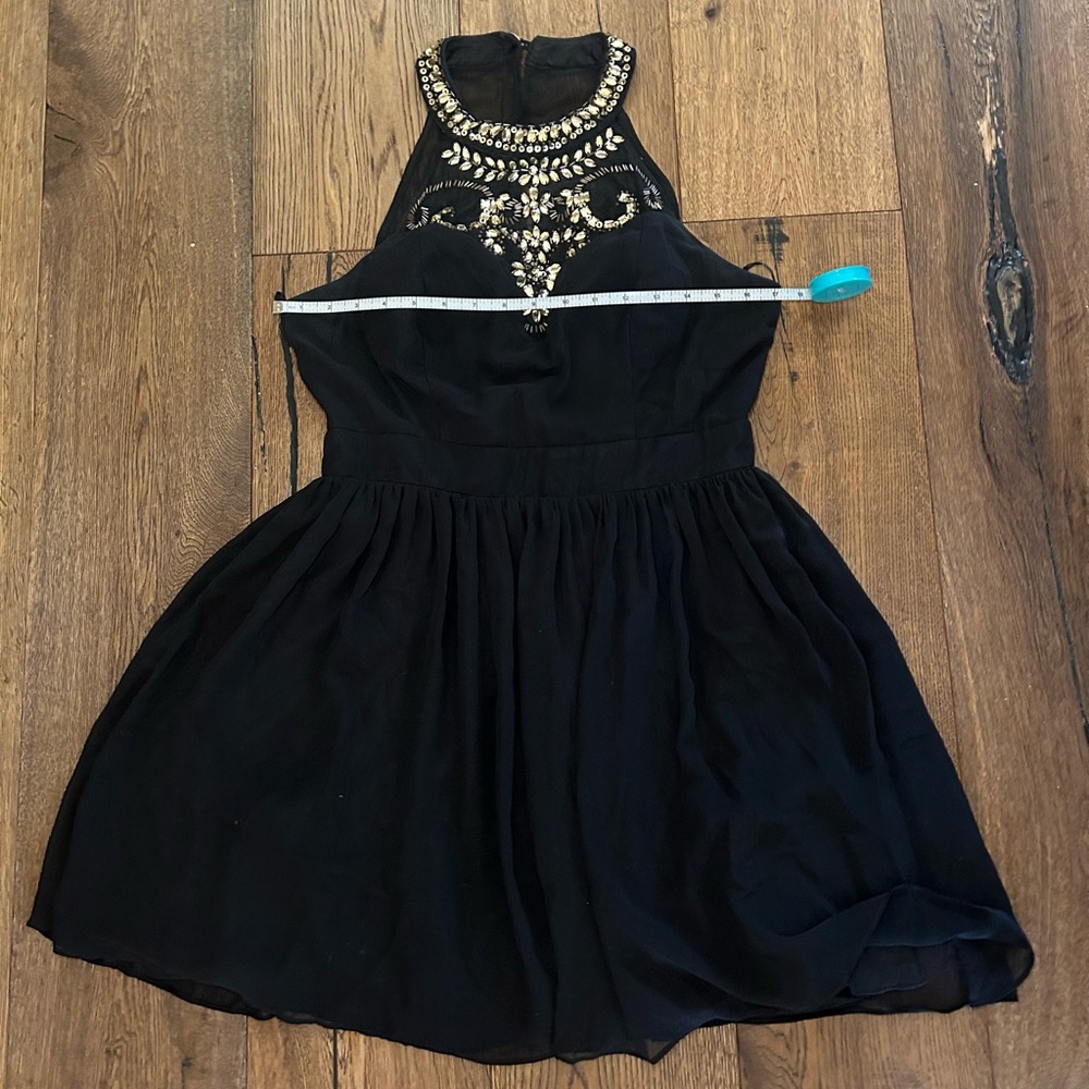 Windsor Black Beaded Formal Dress